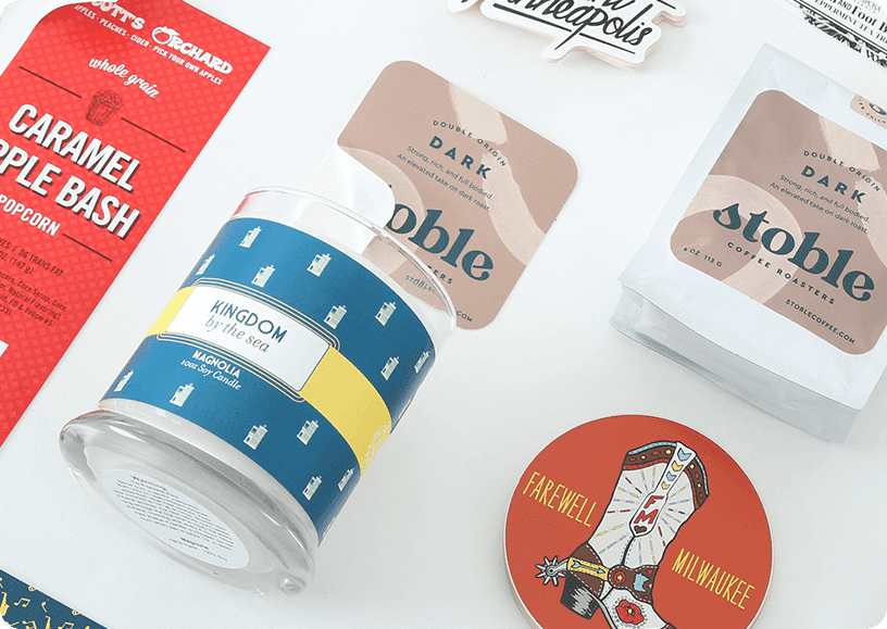 A stack of colorful adhesive tapes with various designs on display.