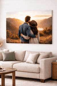 Personalized canvas wall art